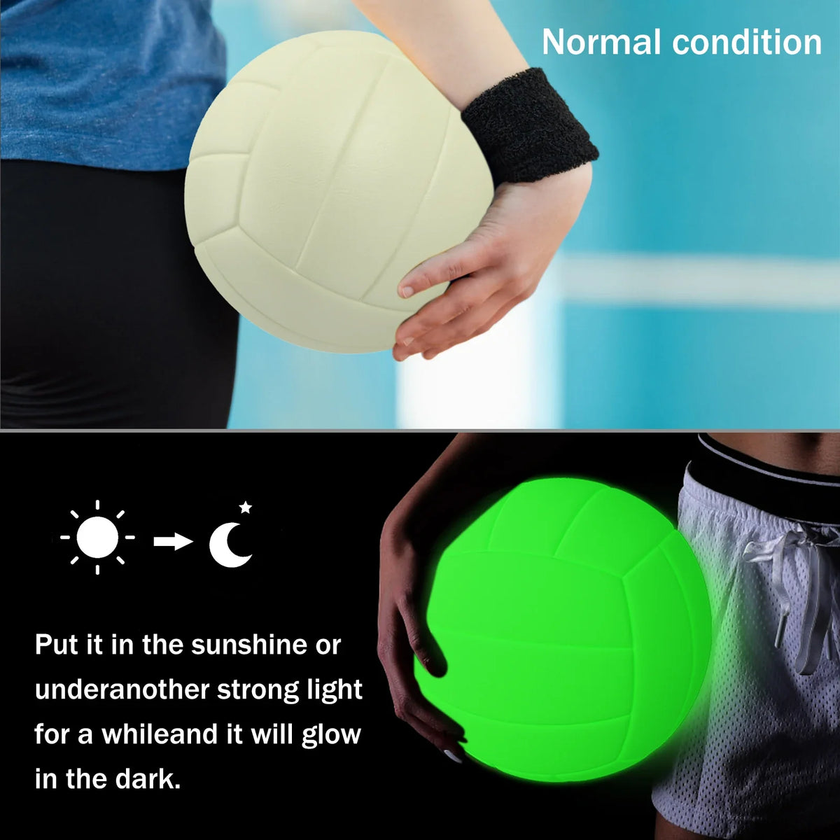 VolleyGlow™ –  Glow-In-The-Dark Volleyball