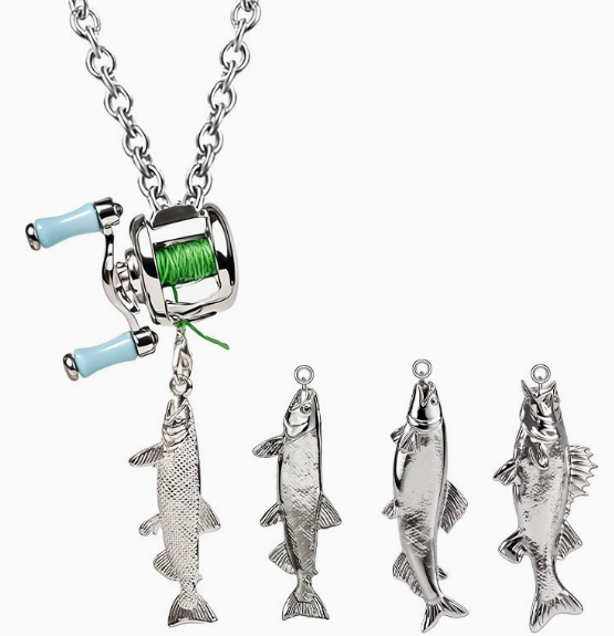 The FishiChain™ – Mini Fishing Reel Necklace