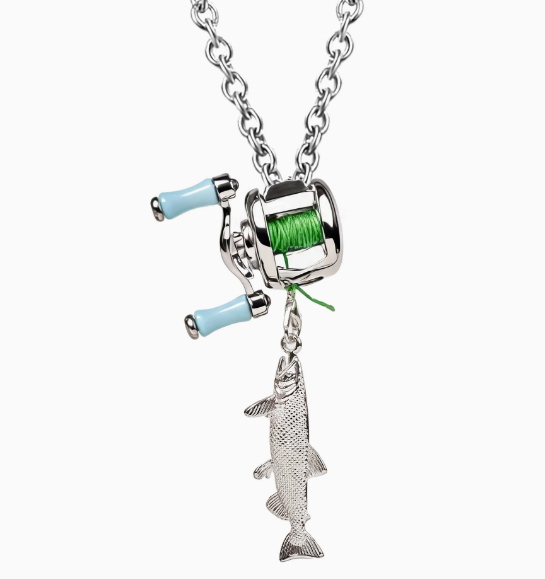 The FishiChain™ – Mini Fishing Reel Necklace