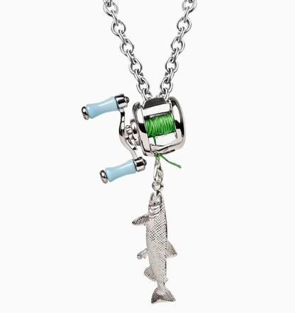The FishiChain™ – Mini Fishing Reel Necklace