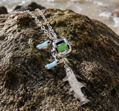 The FishiChain™ – Mini Fishing Reel Necklace