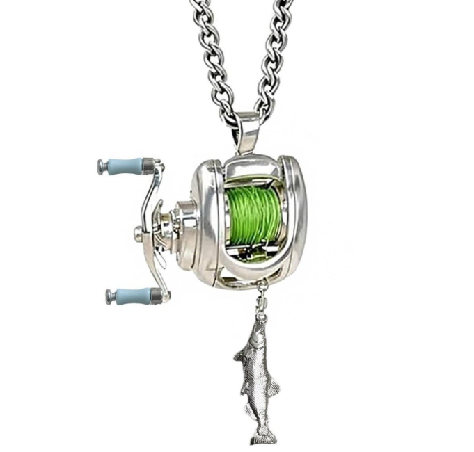The FishiChain™ – Mini Fishing Reel Necklace
