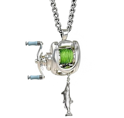 The FishiChain™ – Mini Fishing Reel Necklace