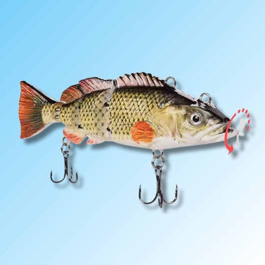 Robotic swimming fishing lure