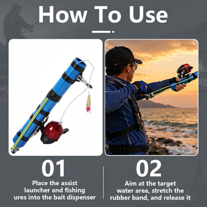 SlingCaster  – Slingshot Fishing Rod